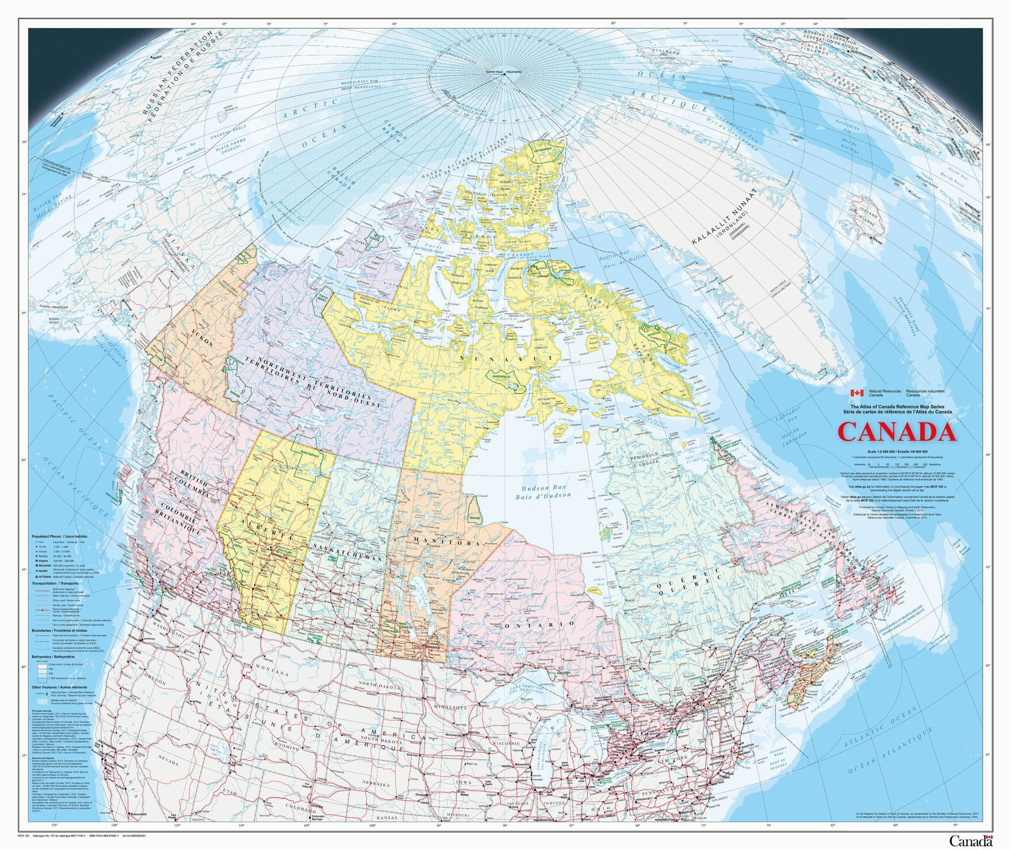 Toronto Postal Code Map Canada Post Canada Wall Map Large English French atlas Of Canada