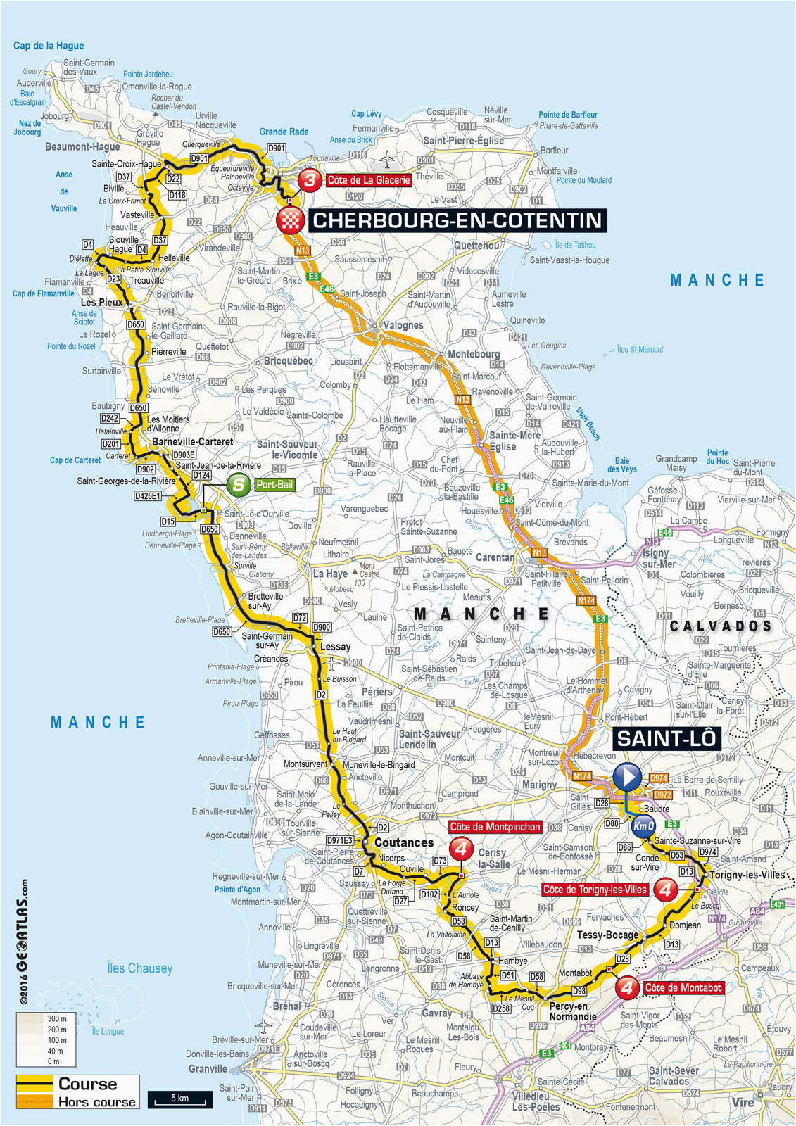 Tour De France Course Map tour De France 2016 Die Strecke