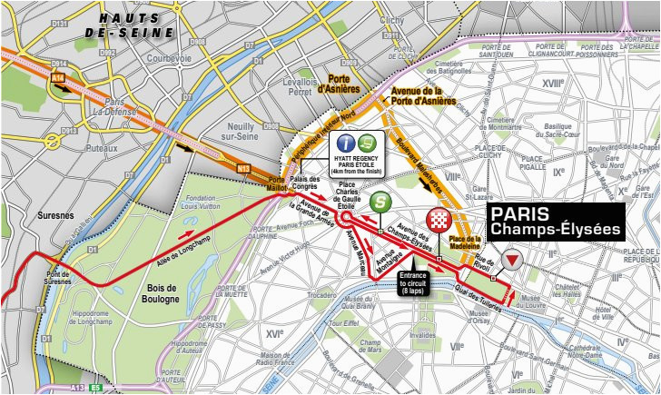 Tour De France Stage 13 Map tour De France 2018 Route Stage 21 Houilles Paris