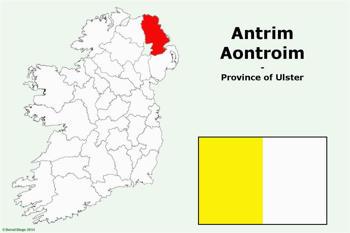 Tullymore Ireland Map the 9 Counties In the Irish Province Of Ulster