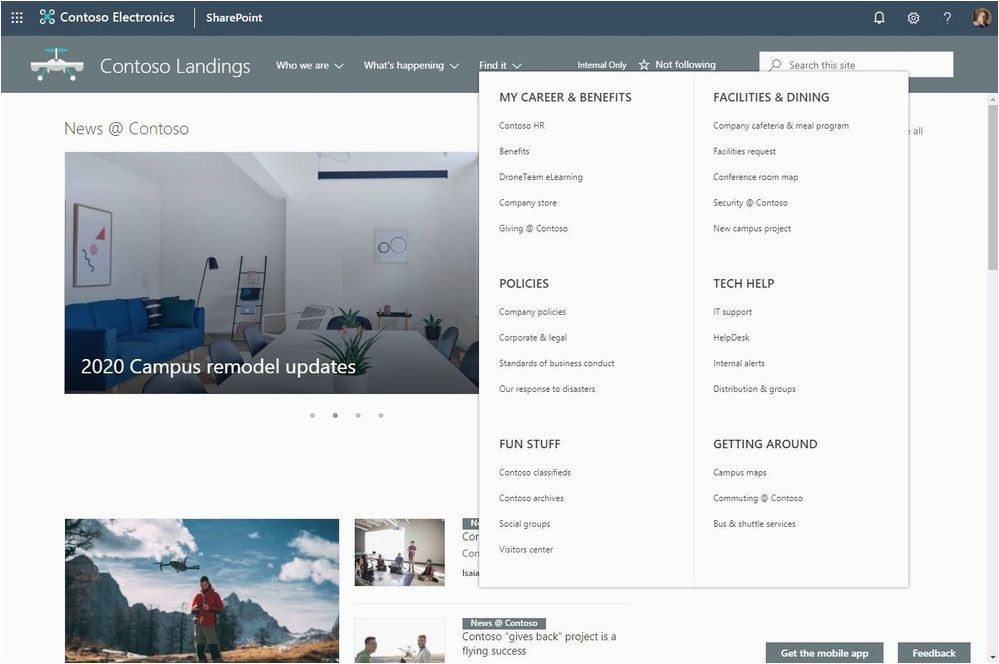 Us & Canada Map organize Your Sites with Megamenu Navigation and New Change the Look
