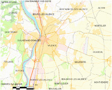 Valence France Map Valence City Wikipedia