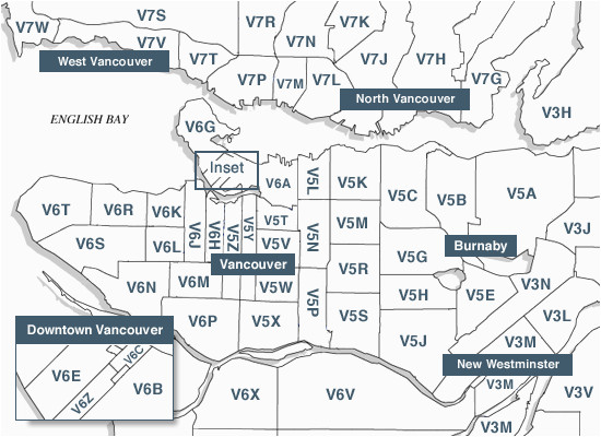 Vancouver Canada Zip Code Map Vancouver Bc Zip Code Map Woestenhoeve