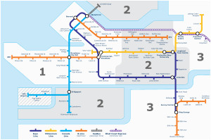 Vancouver Skytrain Canada Line Map Canada Line Wikivisually
