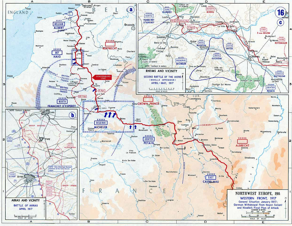 Vimy Ridge France Map Western Front Tactics 1917 Wikipedia