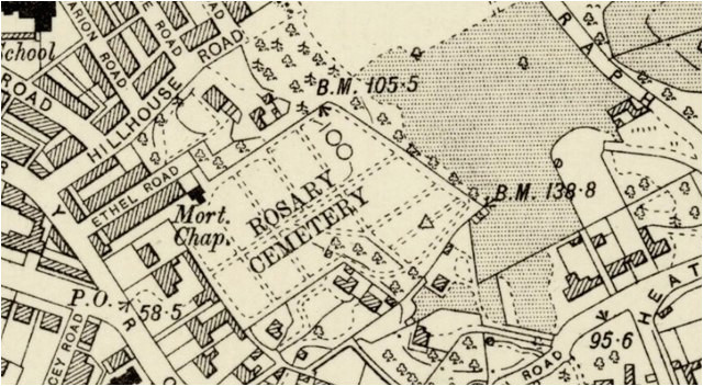 War Graves France Map the Rosary Cemetery Geograph Britain and Ireland