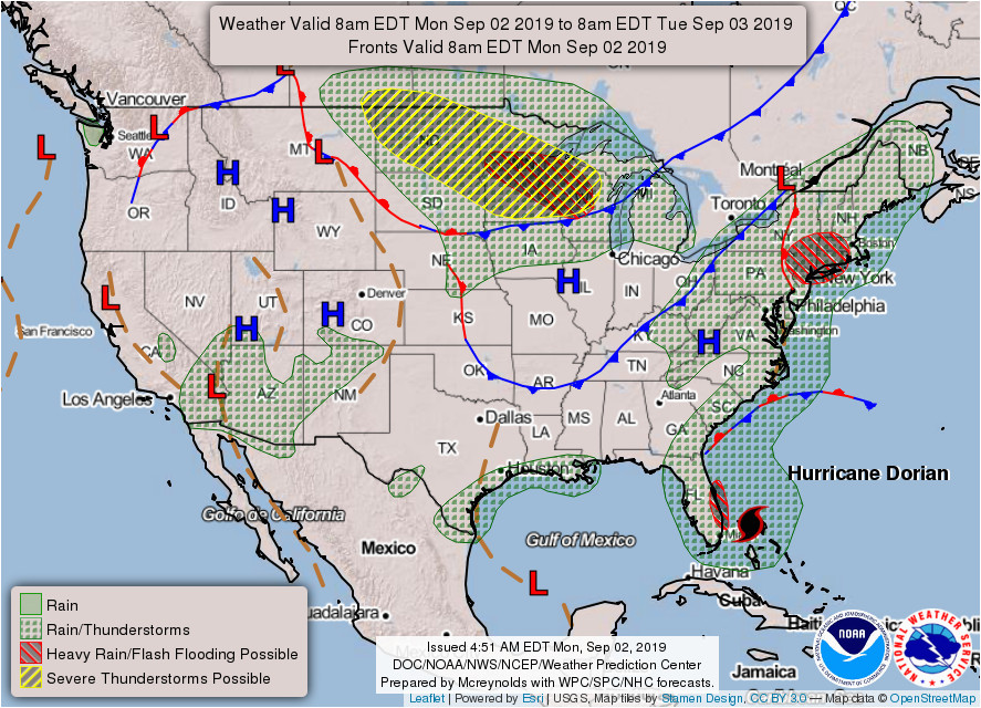 Weather Map Canada today Weather Prediction Center Wpc Home Page