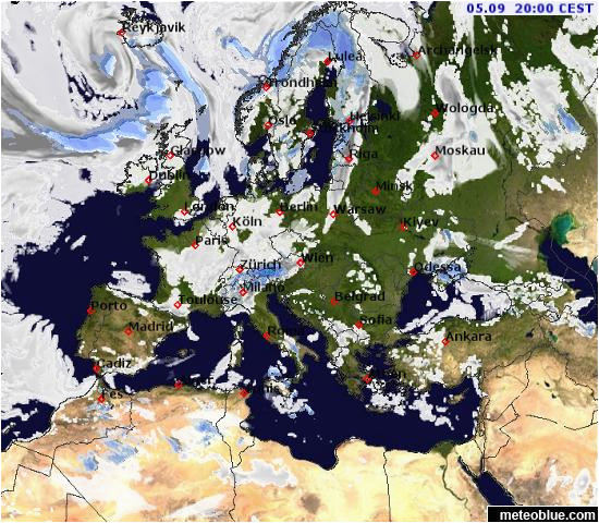 Weather Map France today Weather Maps Europe Meteoblue