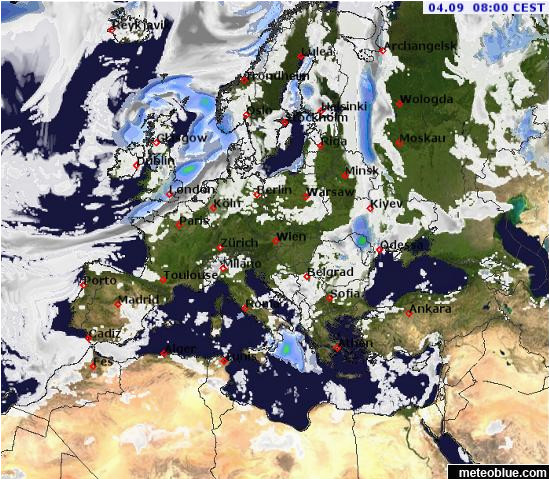 Weather Map northern Ireland Weather Maps Europe Meteoblue