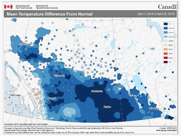 Western Canada Weather Map Quality Of Western Canadian Canola 2018