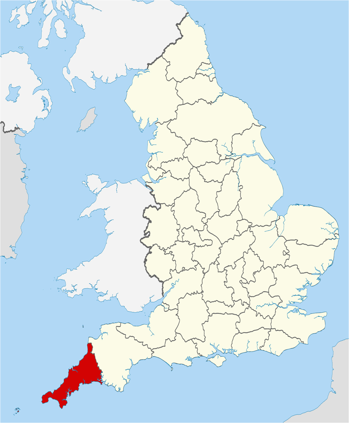 Where is Cornwall On the Map Of England Grade Ii Listed Buildings In Cornwall H P Wikipedia