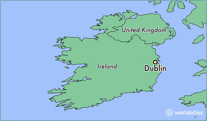 Where is Dublin Ireland Located On A Map 77 Clearly Defined where is Ireland On World Map