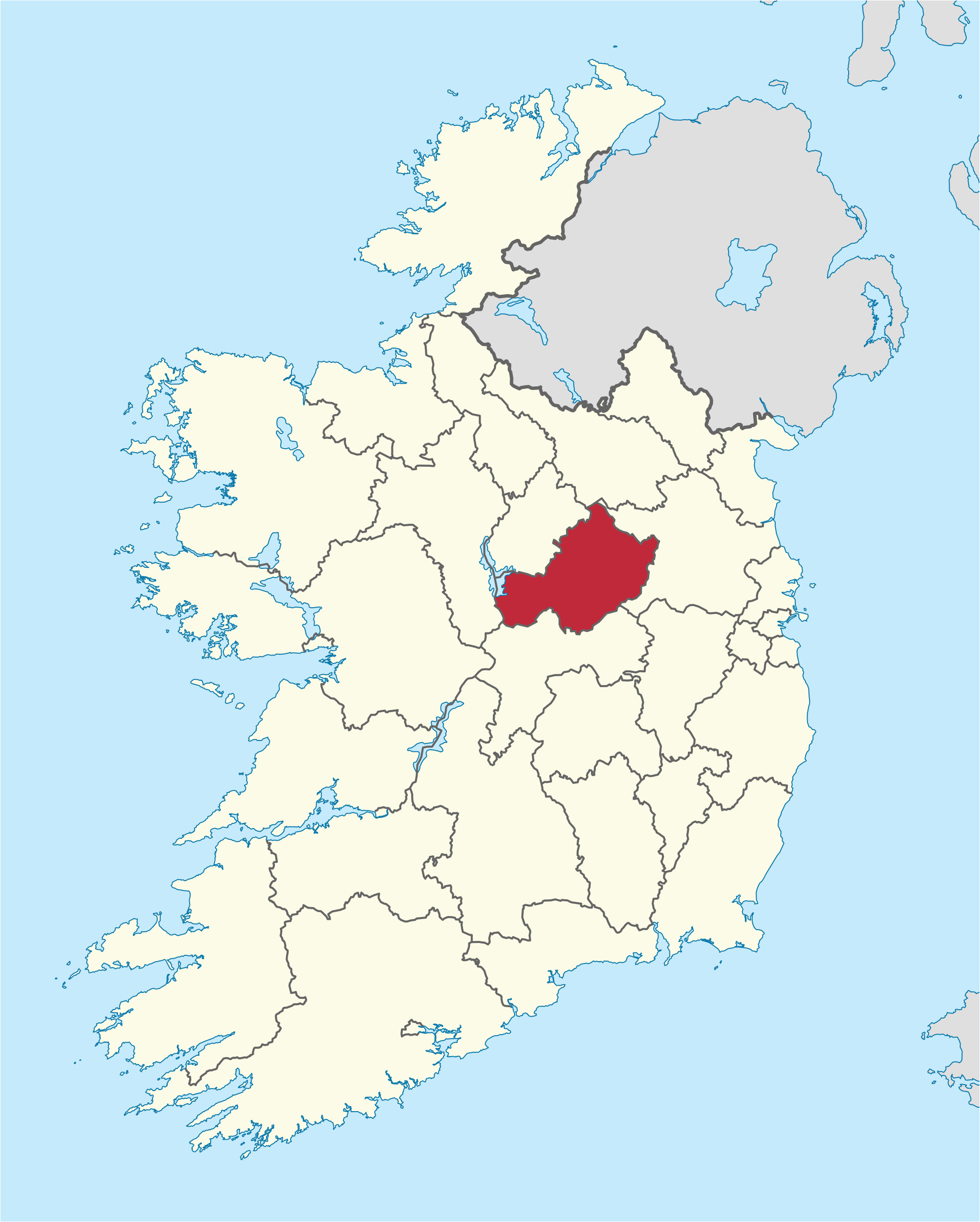 Where is Ireland Located On the Map Datei Westmeath In Ireland Svg Wikipedia