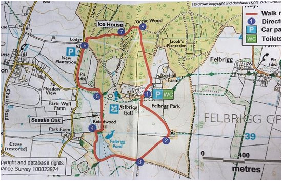 Where is norwich On the Map Of England the Circular Walk Route Map Picture Of Felbrigg Hall