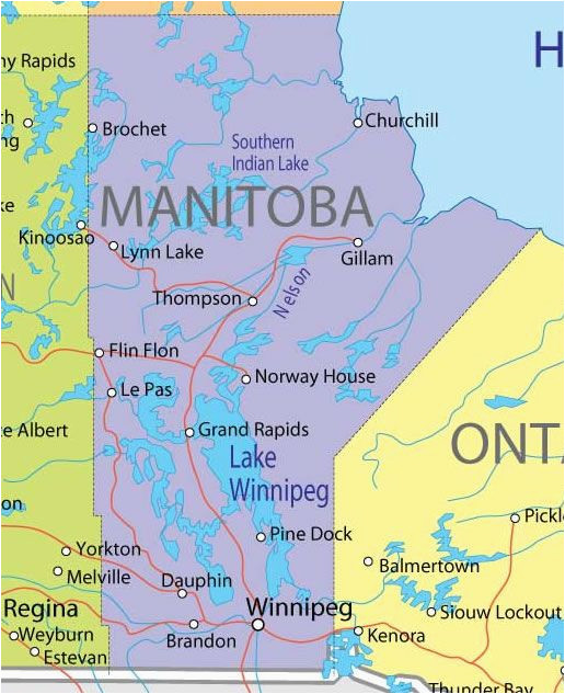 Winnipeg On Canada Map Winnipeg Manitoba Saskatchewan and Manitoba Canada Travel Map