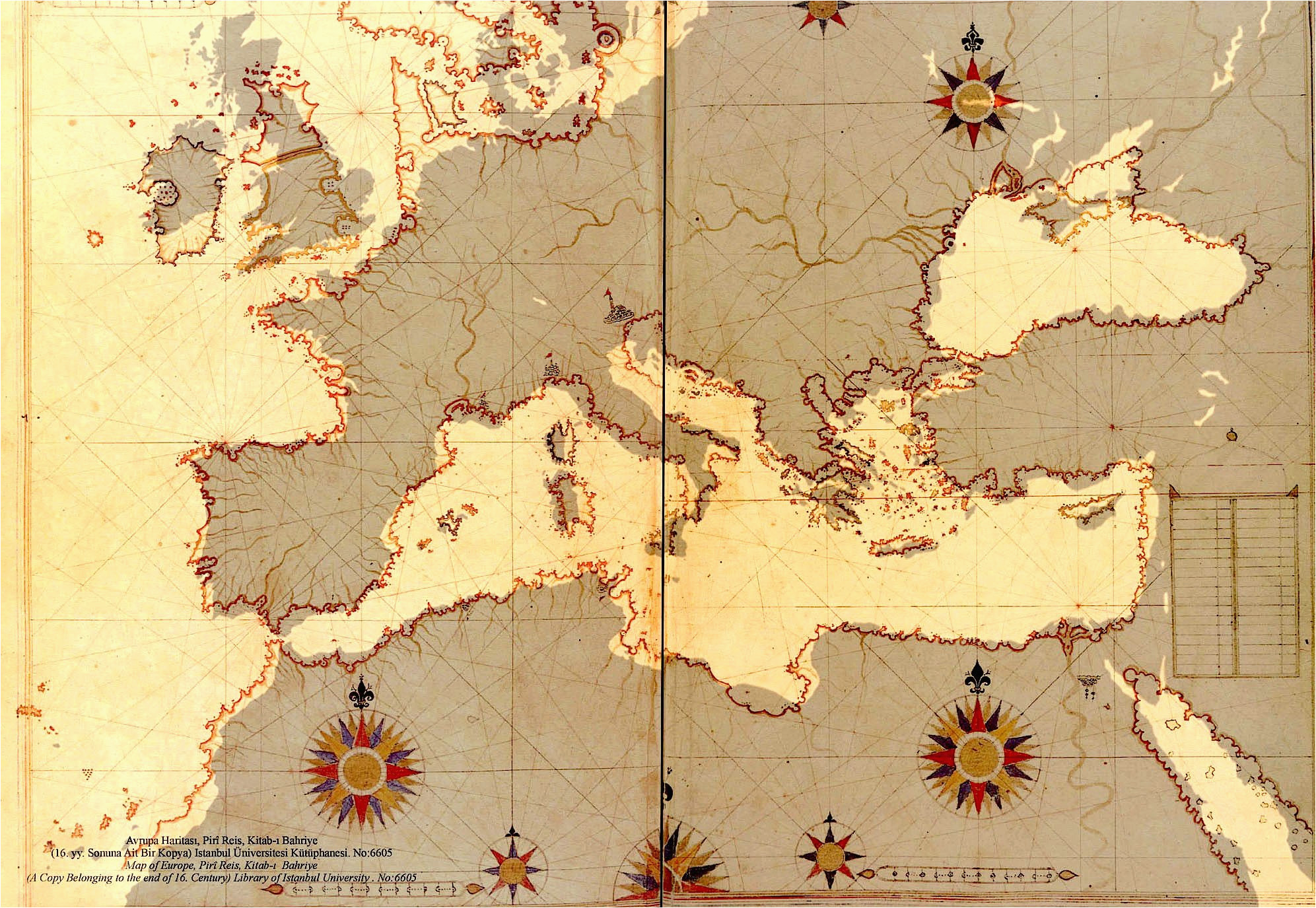 16th Century Europe Map 16th Century Ottoman Map Of Europe On A Modern Map Of Europe