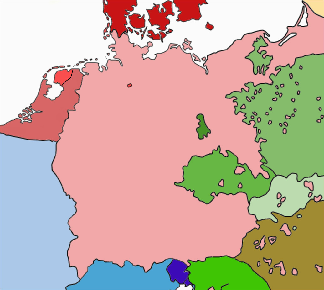 1910 Europe Map Linguistic Map Of Central Europe 1910 without Borders