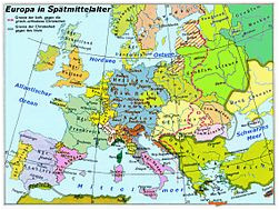 1960 Map Of Europe atlas Of European History Wikimedia Commons