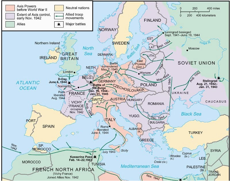 50 World War Ii In Europe and north Africa Map World War 2 Map In Europe and north Africa Hairstyle