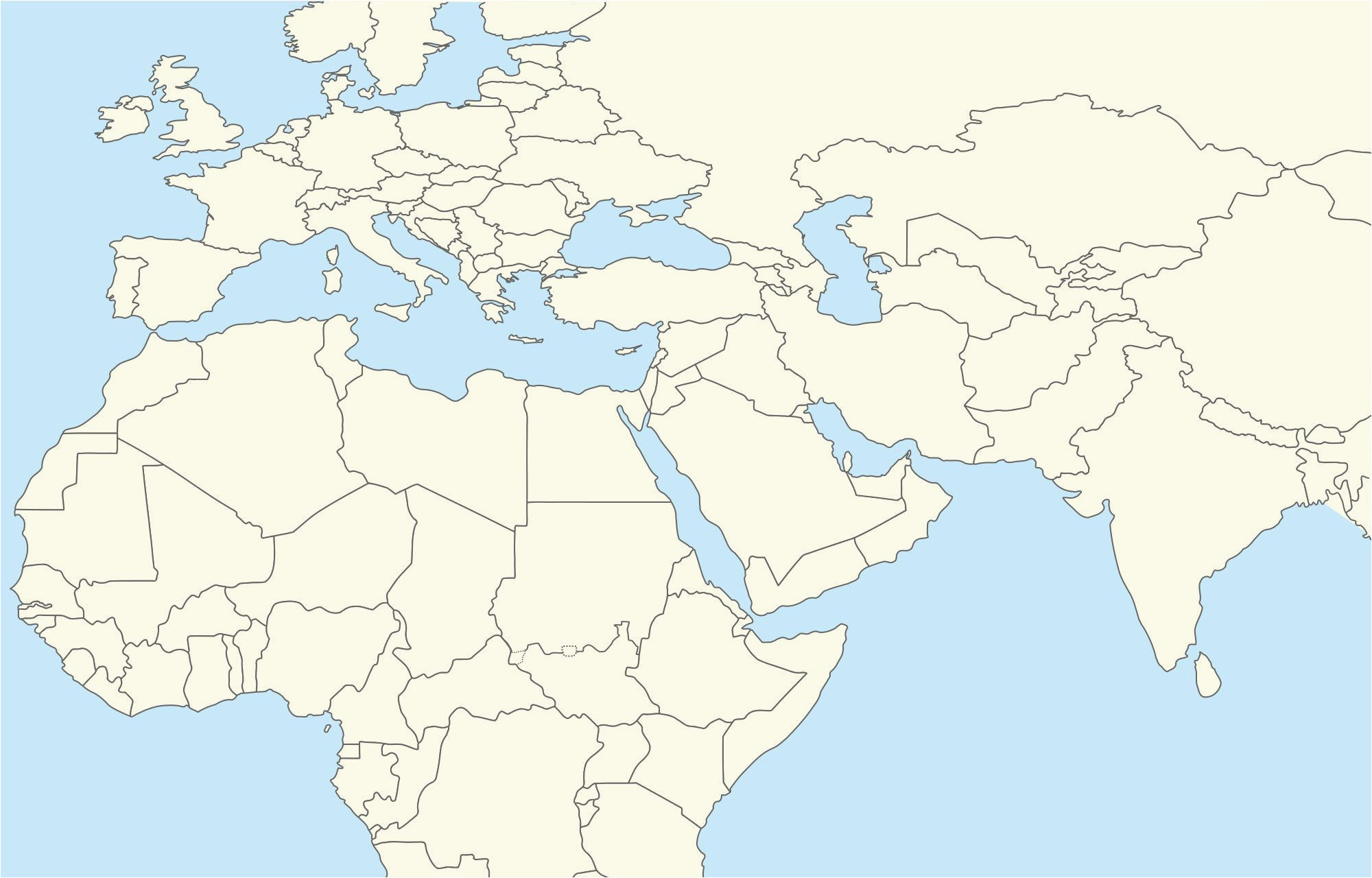 Blank Map Of Europe and Middle East Pin On Art Craft Ideas