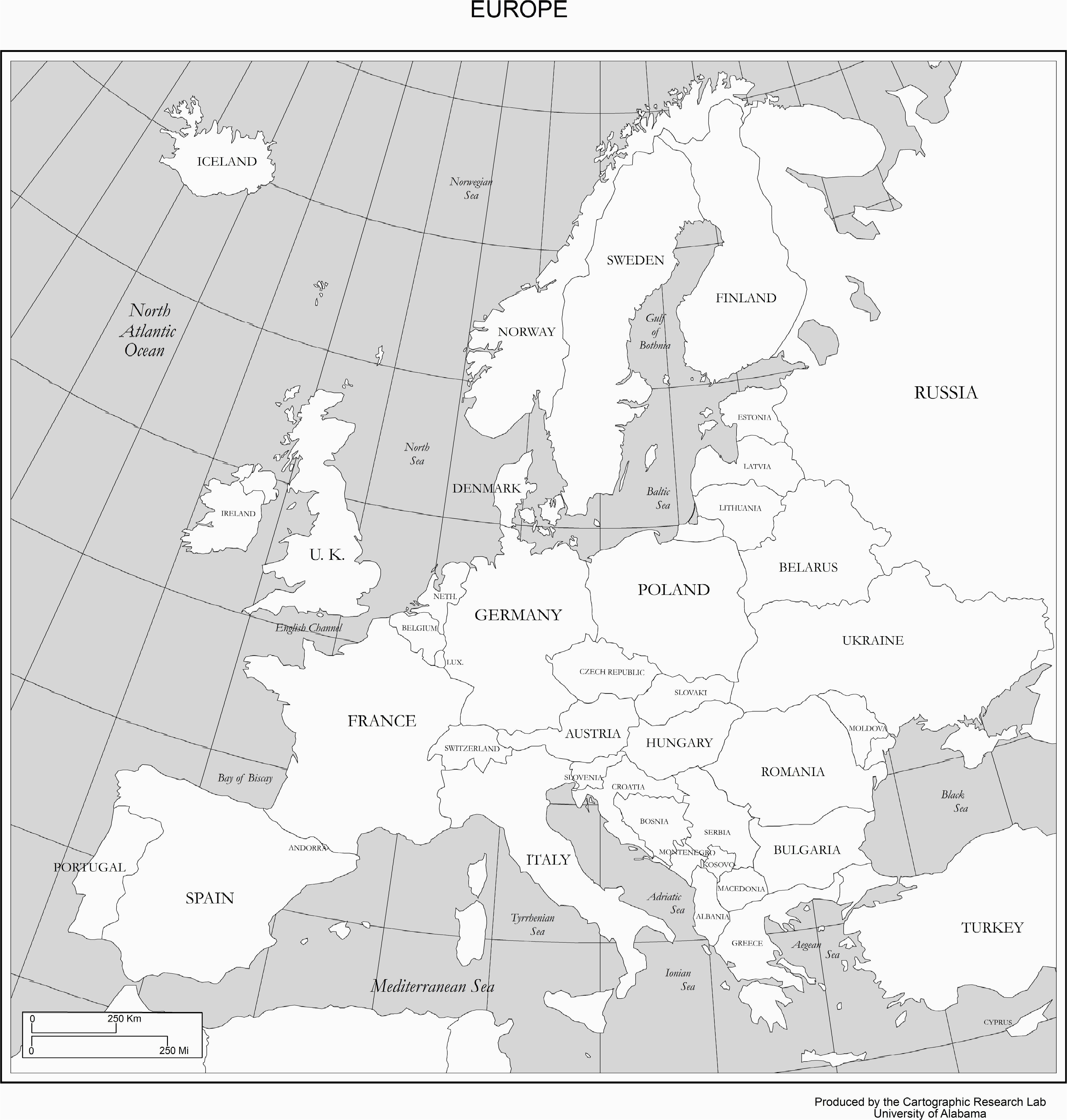 Blank Map Of Europe Pdf 36 Intelligible Blank Map Of Europe and Mediterranean