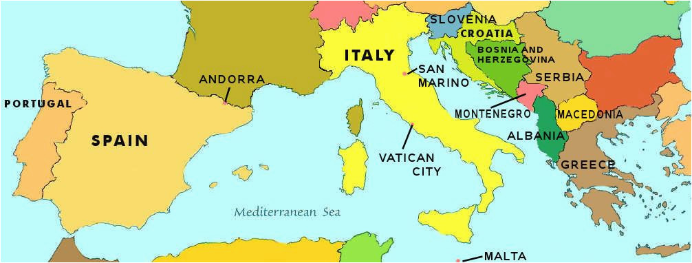 Blank Map Of southern Europe southern Europe Map Locating Countries On 