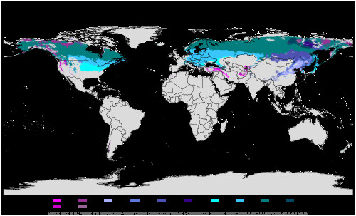 Climate Map Of Europe Continental Climate Wikipedia