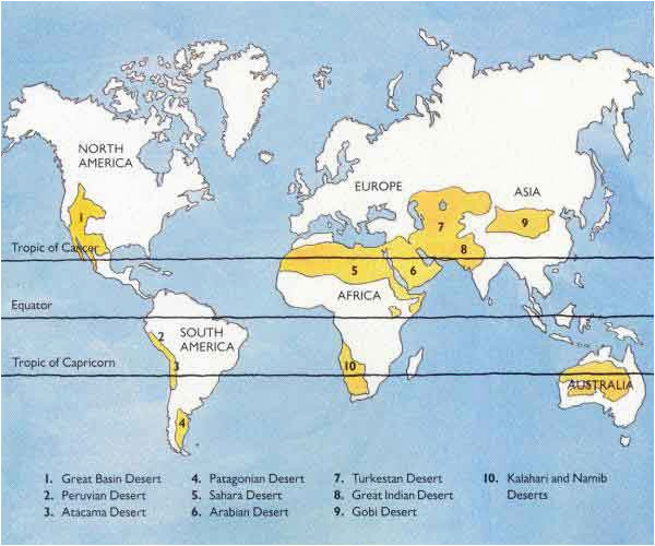 Deserts In Europe Map 46 Genuine Labeled Desert Map