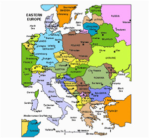 Eastern Europe Map with Capitals 25 Categorical Map Of Eastern Europe and Capitals