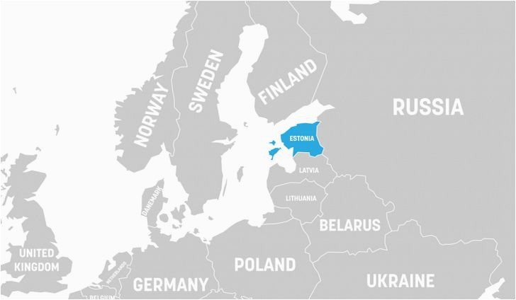 Estonia In Europe Map What Continent is Estonia In Worldatlas Com