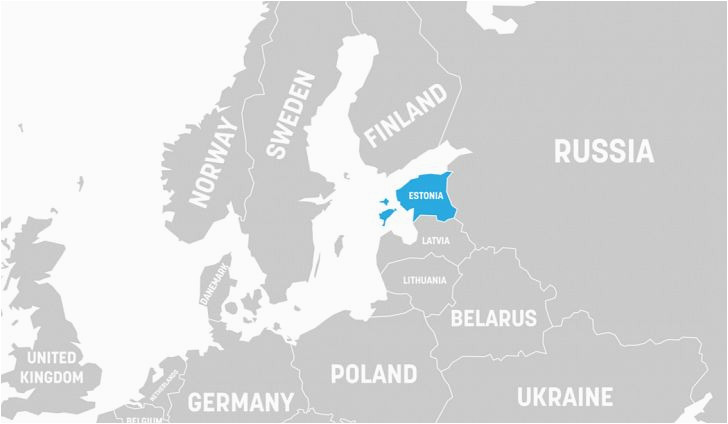 Estonia Map In Europe What Continent is Estonia In Worldatlas Com