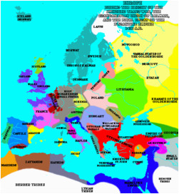 Europe Map 1000 Bc atlas Of European History Wikimedia Commons