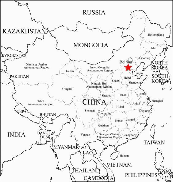 Europe Map In Chinese Free Coloring Maps for Kids China Provinces Map Outline