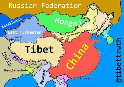 Europe Map In Chinese We Ve Redrawn the Map for Truetibet Eastturkistan