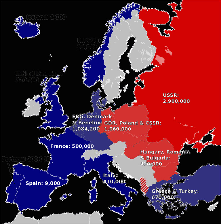 Europe Map Post Ww2 History and Members Of the Warsaw Pact