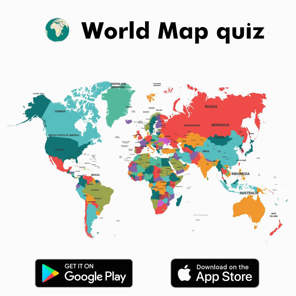 Europe Map Quiz Easy World Map Quiz App is An Interesting App Developed for Kids