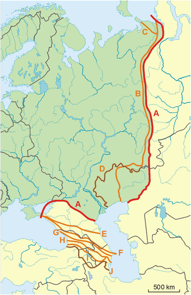 Europe Map Ural Mountains Datei Possible Definitions Of the Boundary Between Europe