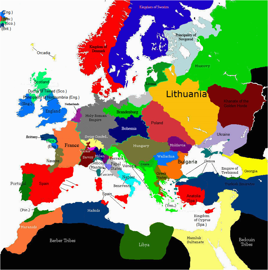 Europe Pressure Map Europe 1430 1430 1460 Map Game Alternative History