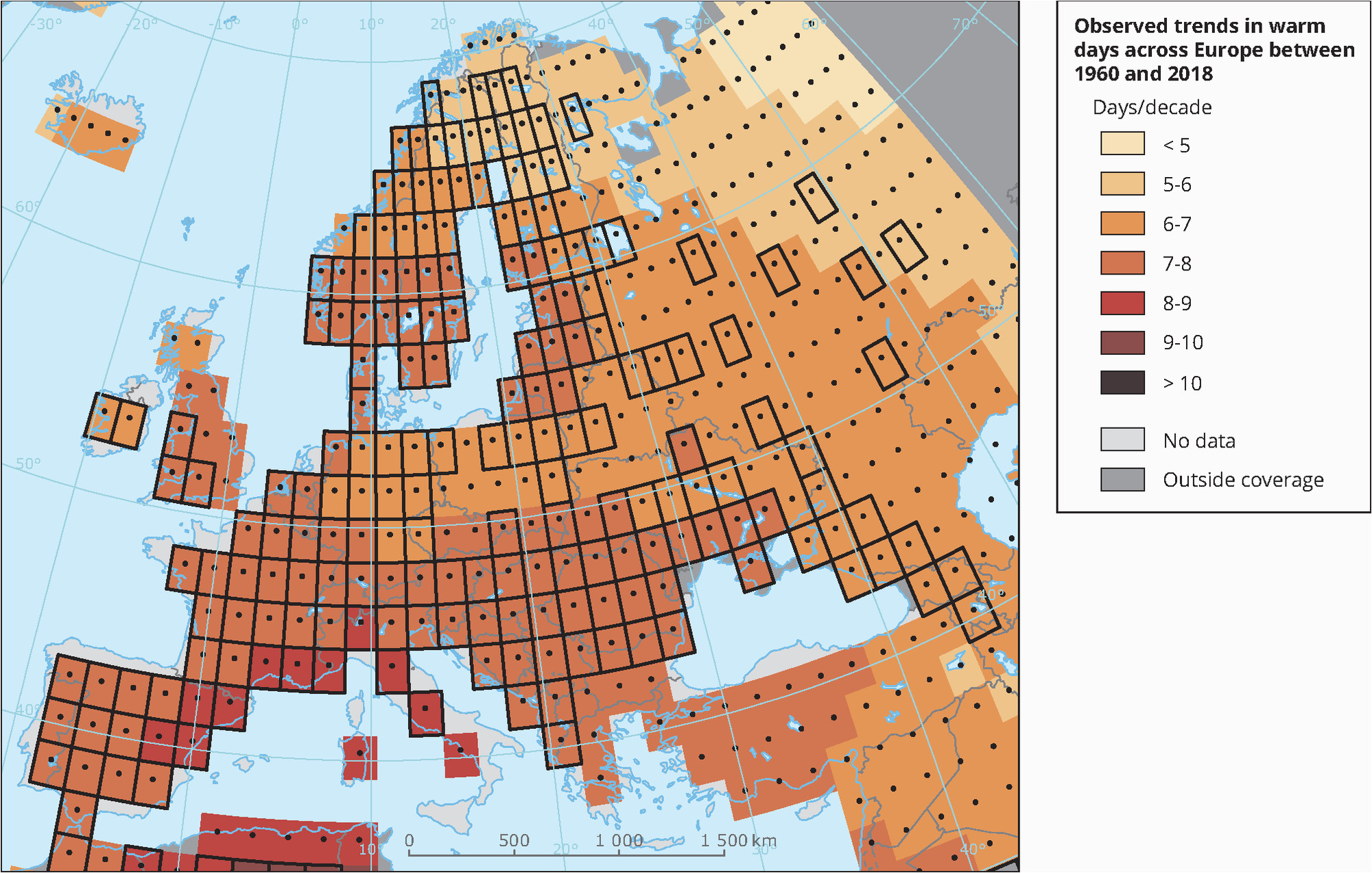 Europe Temperature Map January Global and European Temperature European Environment Agency