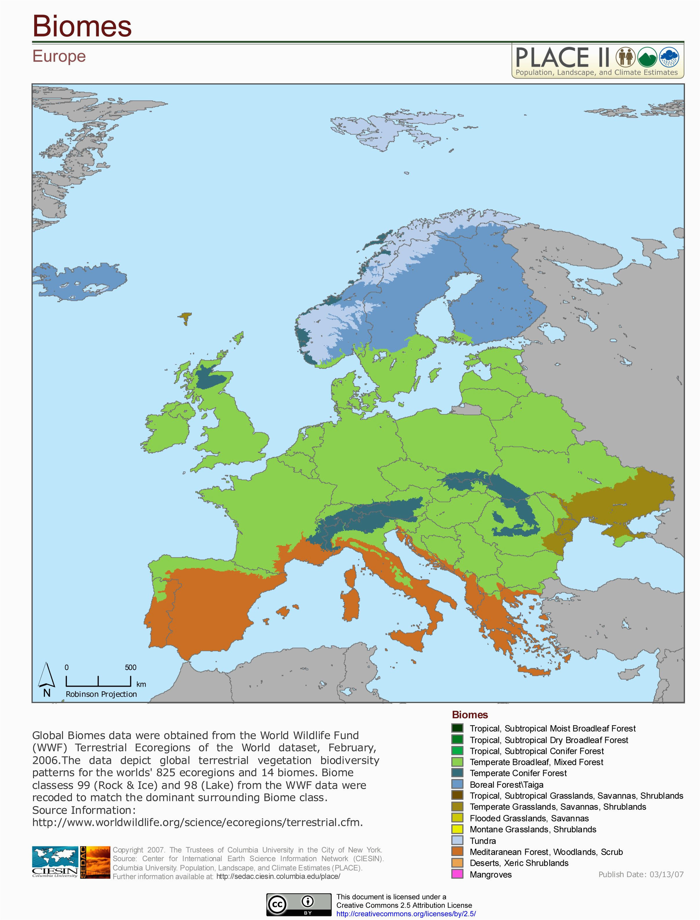 Europe Vegetation Map Biomes Of Europe 2415 X 3174 Europe Biomes Europe