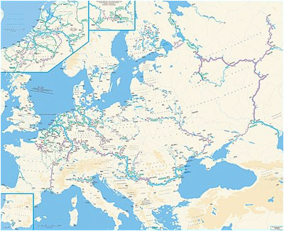 Europe Waterways Map Waterway Revolvy