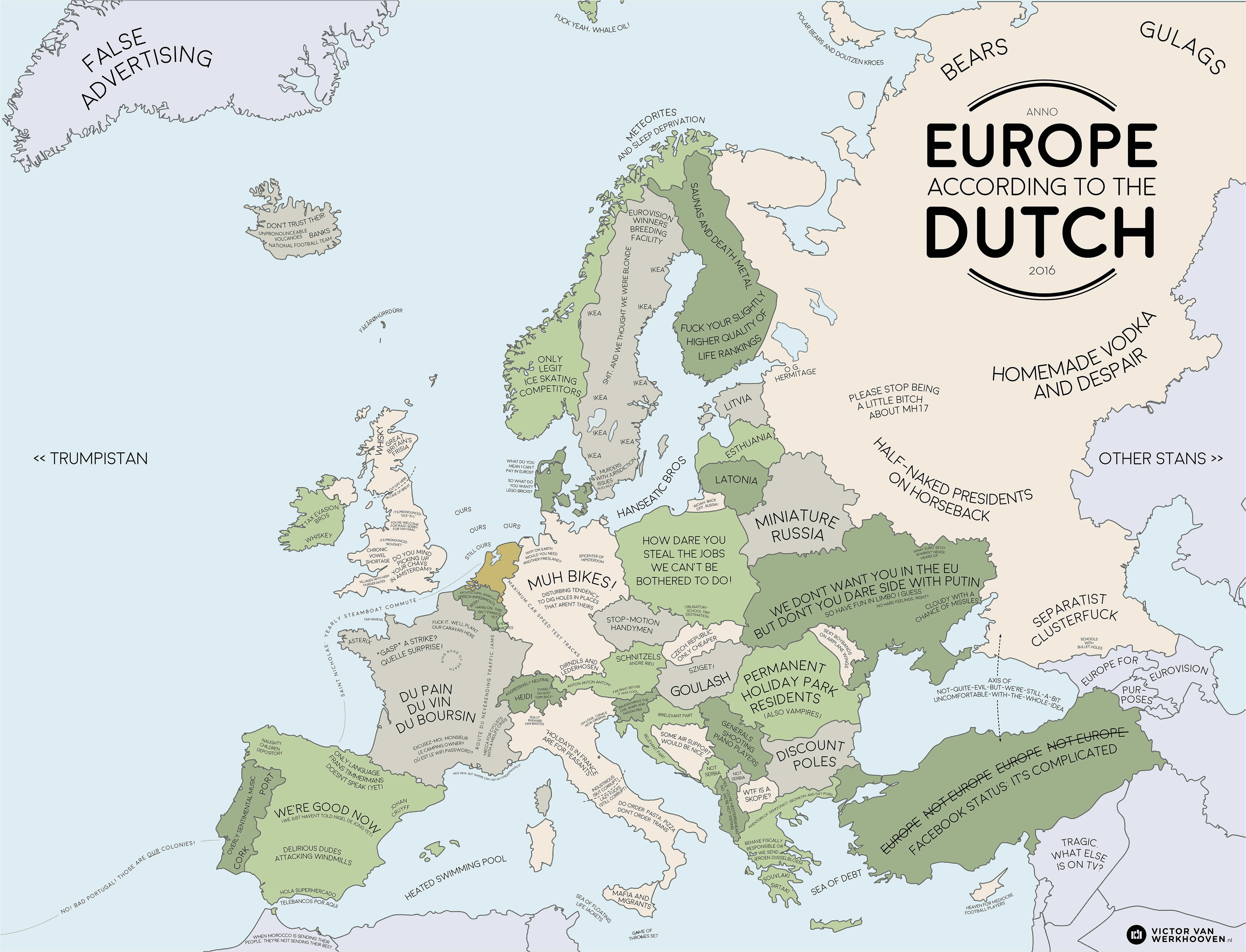 Global Map Of Europe Europe According to the Dutch Europe Map Europe Dutch