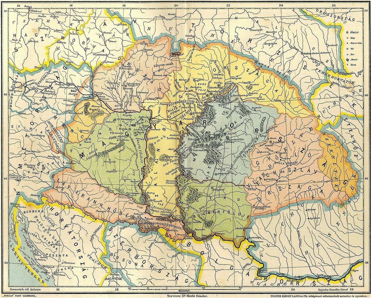 Hungary On Map Of Europe Map Of Central Europe In the 9th Century before Arrival Of