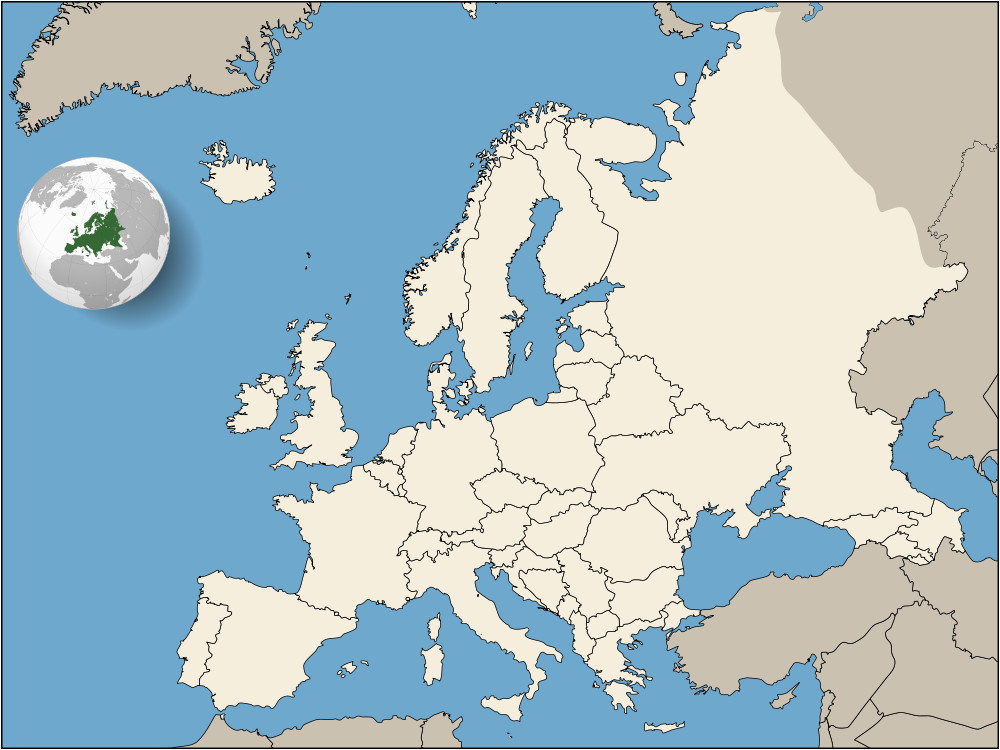 Interactive Maps Of Europe Europe Europa Wikimedia Commons