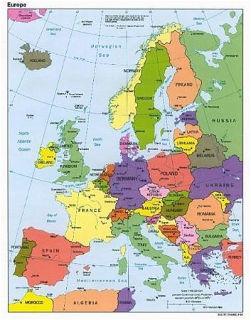 Map Od Europe Map Of Europe Picture Of Benidorm Costa Blanca Tripadvisor