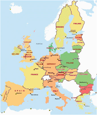 Map Of Capitals In Europe Awesome Europe Maps Europe Maps Writing Has Been Updated