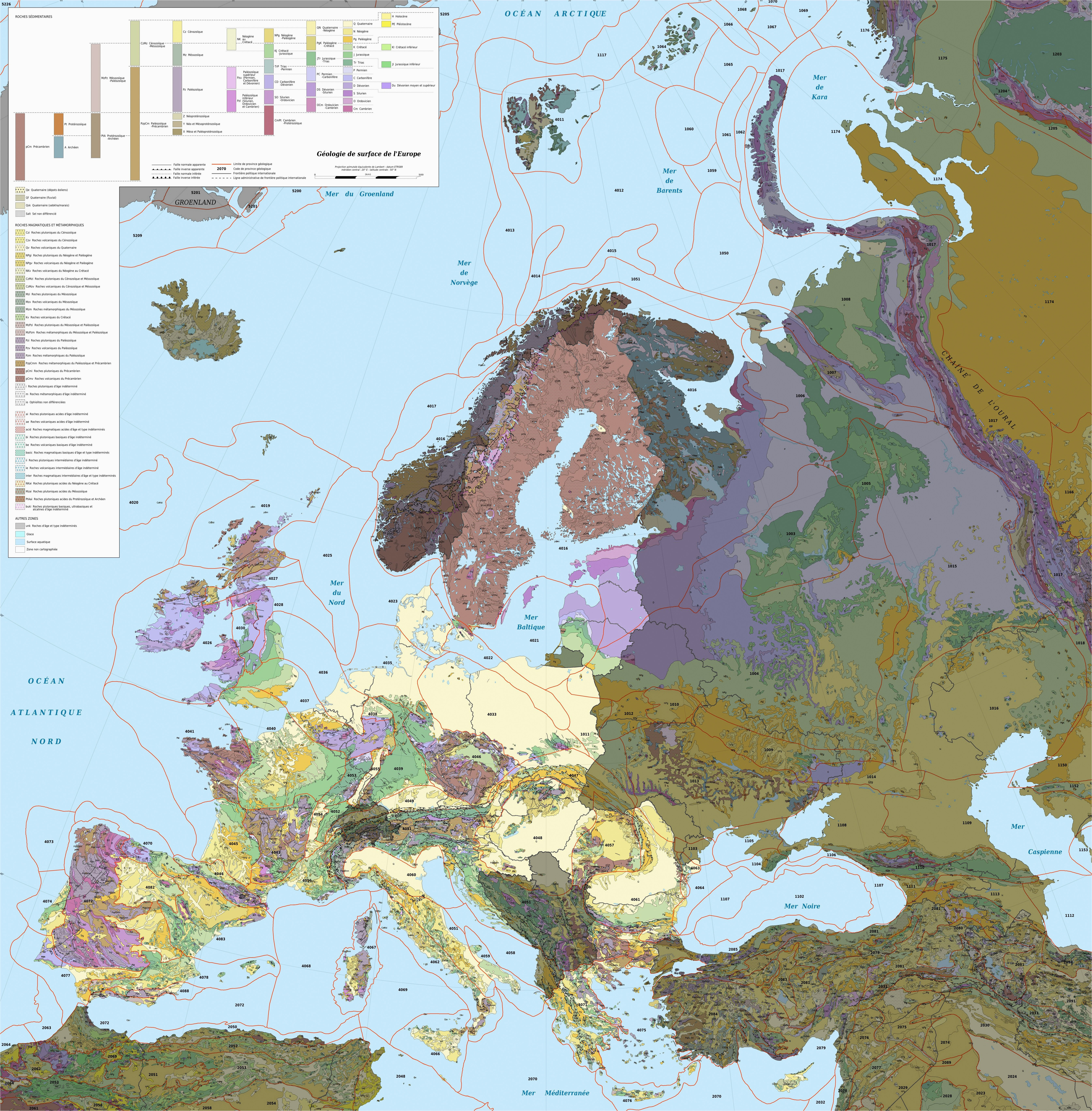 Map Of Continental Europe File Continental European Union Geological Map Fr Jpg