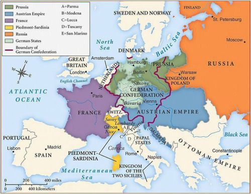 Map Of Europe 1850 Betweenthewoodsandthewater Map Of Europe after the Congress