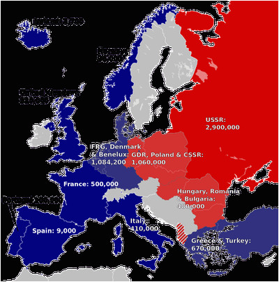 Map Of Europe 1945 Iron Curtain origins Of the Cold War East V West ...