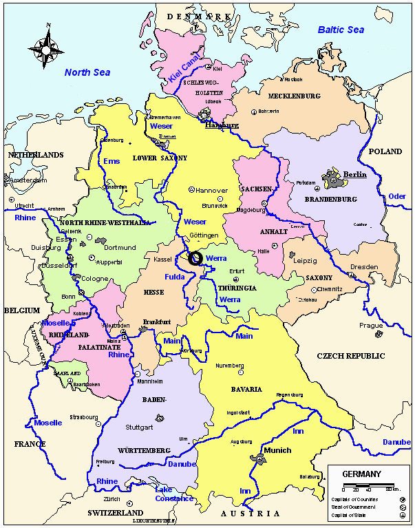 Map Of Europe In German Language Map Of Germany Germany In 2019 Germany Germany Travel Map